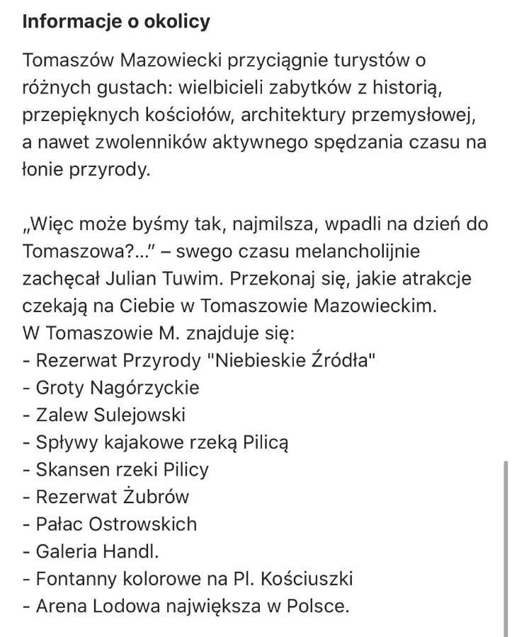 Europa22 Superior Appartamento Tomaszów Mazowiecki Esterno foto